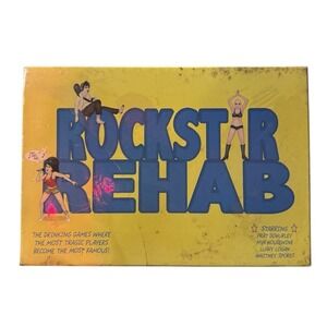 Drinking Game Rock Star Rehab Funny Adult Party Board Game Gag Gift New Sealed